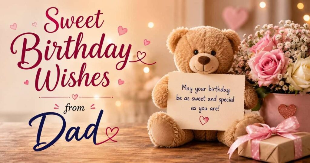 Sweet Birthday Wishes from Dad